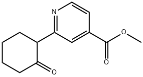 METHYL 2-(2-OXOCYCLOHEXYL)ISONICOTINATE Struktur