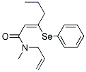 (Z)-3-PHENYLSELENYL-HEX-2-ENOIC ACID ALLYLMETHYLAMIDE Struktur