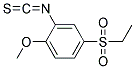 4-(ETHYLSULFONYL)-2-ISOTHIOCYANATO-1-METHOXYBENZENE Struktur