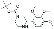 (S)-3-(2,3,4-TRIMETHOXY-PHENYL)-PIPERAZINE-1-CARBOXYLIC ACID TERT-BUTYL ESTER Struktur