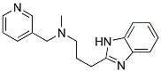 3-(1H-BENZIMIDAZOL-2-YL)-N-METHYL-N-(PYRIDIN-3-YLMETHYL)PROPAN-1-AMINE Struktur