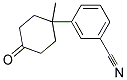 3-(1-METHYL-4-OXO-CYCLOHEXYL)-BENZONITRILE Struktur