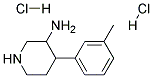 4-M-TOLYLPIPERIDIN-3-AMINE DIHYDROCHLORIDE Struktur