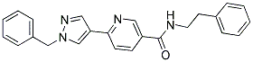 6-(1-BENZYL-1H-PYRAZOL-4-YL)-N-PHENETHYL-NICOTINAMIDE Struktur