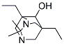 5,7-DIETHYL-2,2-DIMETHYL-1,3-DIAZATRICYCLO[3.3.1.1(3,7)]DECAN-6-OL Struktur