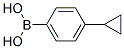 4-CYCLOPROPYL-BENZENEBORONIC ACID Struktur