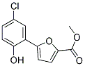 5-(2-HYDROXY-5-CHLOROPHENYL)FURAN-2-CARBOXYLIC ACID METHYL ESTER Struktur