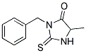 3-BENZYL-5-METHYL-2-THIOXO-IMIDAZOLIDIN-4-ONE Struktur