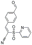 3-(4-FORMYLPHENYL)-2-(PYRIDIN-2-YLSULFONYL)ACRYLONITRILE, TECH Struktur