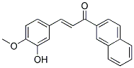 3-(3-HYDROXY-4-METHOXYPHENYL)-1-(2-NAPHTHYL)PROP-2-EN-1-ONE, TECH Struktur