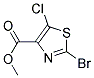 METHYL 2-BROMO-5-CHLOROTHIAZOLE-4-CARBOXYLATE Struktur