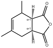 (3AR,7AS)-4,6-DIMETHYL-3A,4,7,7A-TETRAHYDRO-ISOBENZOFURAN-1,3-DIONE Struktur