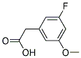 3-FLUORO-5-METHOXYPHENYLACETIC ACID Struktur