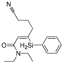 6-CYANO-(Z)-3-PHENYLSELANYL-HEX-2-ENOIC ACID DIETHYLAMIDE Struktur