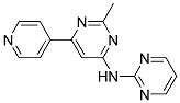 N-(2-METHYL-6-PYRIDIN-4-YLPYRIMIDIN-4-YL)PYRIMIDIN-2-AMINE Struktur