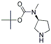 TERT-BUTYL METHYL(S)-PYRROLIDIN-3-YLCARBAMATE Struktur