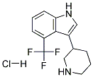 3-(PIPERIDIN-3-YL)-4-(TRIFLUOROMETHYL)-1H-INDOLE HYDROCHLORIDE Struktur