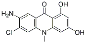 7-AMINO-6-CHLORO-1,3-DIHYDROXY-10-METHYL-10H-ACRIDIN-9-ONE Struktur