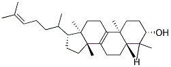 (3S,10S,13R,14R,17R)-17-((R)-1,5-DIMETHYL-HEX-4-ENYL)-4,4,10,13,14-PENTAMETHYL-2,3,4,5,6,7,10,11,12,13,14,15,16,17-TETRADECAHYDRO-1H-CYCLOPENTA[A]PHENANTHREN-3-OL Struktur