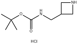 3-BOC-AMINOMETHYL-AZETIDINE HYDROCHLORIDE Structure