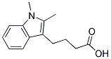 4-(1,2-DIMETHYL-1H-INDOL-3-YL)BUTANOIC ACID Struktur