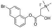 6-BROMO-BETA-CARBONAPHTHOXY CHOLINE IODIDE Struktur