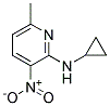 CYCLOPROPYL-(6-METHYL-3-NITRO-PYRIDIN-2-YL)-AMINE Struktur