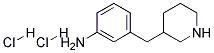 3-(3-AMINOBENZYL) PIPERIDINE 2HCL Struktur