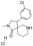 4-(3-CHLOROPHENYL)-2-METHYL-2,7-DIAZASPIRO[4.5]DECAN-1-ONE HYDROCHLORIDE Struktur