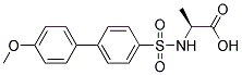 ALANINE, N-[(4'-METHOXY[1,1'-BIPHENYL]-4-YL)SULFONYL]- Struktur