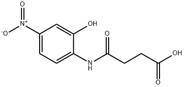 N-(2-HYDROXY-4-NITRO-PHENYL)-SUCCINAMIC ACID Struktur