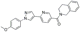 (3,4-DIHYDRO-1H-ISOQUINOLIN-2-YL)-(6-[1-(4-METHOXY-PHENYL)-1H-PYRAZOL-4-YL]-PYRIDIN-3-YL)-METHANONE