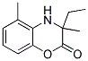 3-ETHYL-3,5-DIMETHYL-3,4-DIHYDRO-BENZO[1,4]OXAZIN-2-ONE Struktur