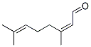 (Z)-3,7-DIMETHYL-OCTA-2,6-DIENAL Struktur