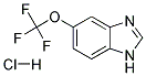 5-TRIFLUOROMETHOXY-1H-BENZIMIDAZOLE HYDROCHLORIDE Struktur