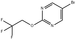 5-BROMO-2-(2,2,2-TRIFLUORO-ETHOXY)-PYRIMIDINE Struktur