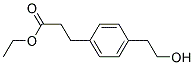 3-[4-(2-HYDROXY-ETHYL)-PHENYL]-PROPIONIC ACID ETHYL ESTER Struktur