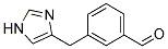 3-(1H-IMIDAZOL-4-YLMETHYL)-BENZALDEHYDE Struktur