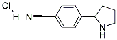 4-(PYRROLIDIN-2-YL)BENZONITRILE HYDROCHLORIDE Struktur