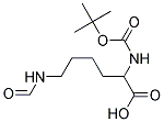 2-TERT-BUTOXYCARBONYLAMINO-6-FORMYLAMINO-HEXANOIC ACID Struktur