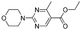 ETHYL 4-METHYL-2-MORPHOLIN-4-YLPYRIMIDINE-5-CARBOXYLATE Struktur