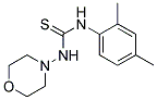 N-(2,4-DIMETHYLPHENYL)-N'-MORPHOLIN-4-YLTHIOUREA Struktur