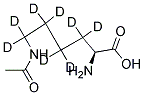 NEPSILON-ACETYL-L-LYSINE-3,3,4,4,5,5,6,6-D8 Struktur