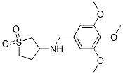 N-(3,4,5-TRIMETHOXYBENZYL)TETRAHYDROTHIOPHEN-3-AMINE 1,1-DIOXIDE Struktur