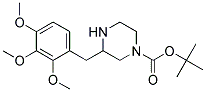 3-(2,3,4-TRIMETHOXY-BENZYL)-PIPERAZINE-1-CARBOXYLIC ACID TERT-BUTYL ESTER Struktur