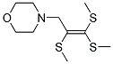 4-(2,3,3-TRIS-METHYLSULFANYL-ALLYL)-MORPHOLINE Struktur