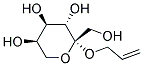 ALLYL-BETA-D-FRUCTOPYRANOSIDE Struktur