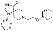 8-(2-PHENOXYETHYL)-1-PHENYL-1,3,8-TRIAZASPIRO[4.5]DECAN-4-ONE Struktur