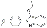 3-ETHOXY-2-(4-METHOXY-PHENYL)-2H-INDAZOLE Struktur