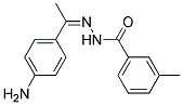 3-METHYL-BENZOIC ACID [1-(4-AMINO-PHENYL)-ETHYLIDENE]-HYDRAZIDE Struktur